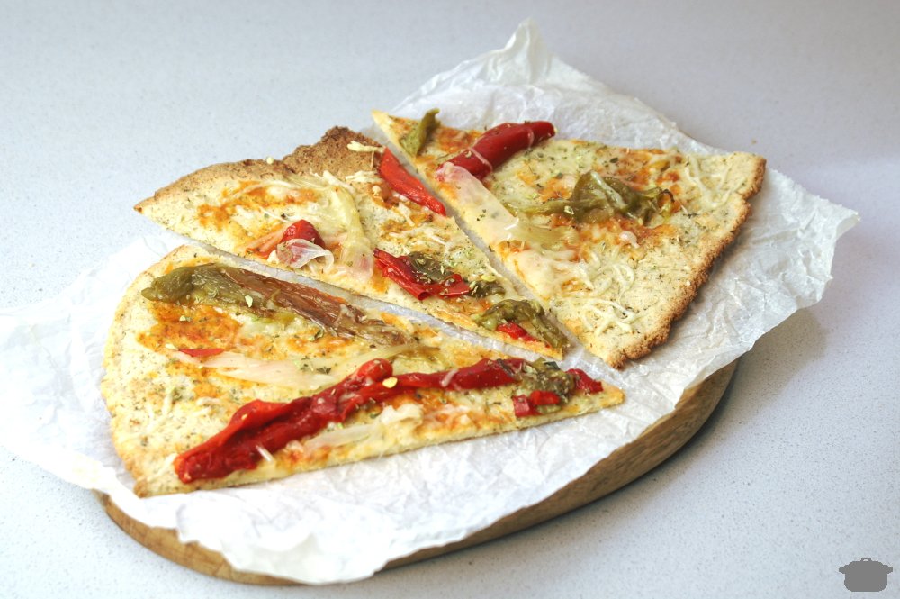 pizza de coliflor