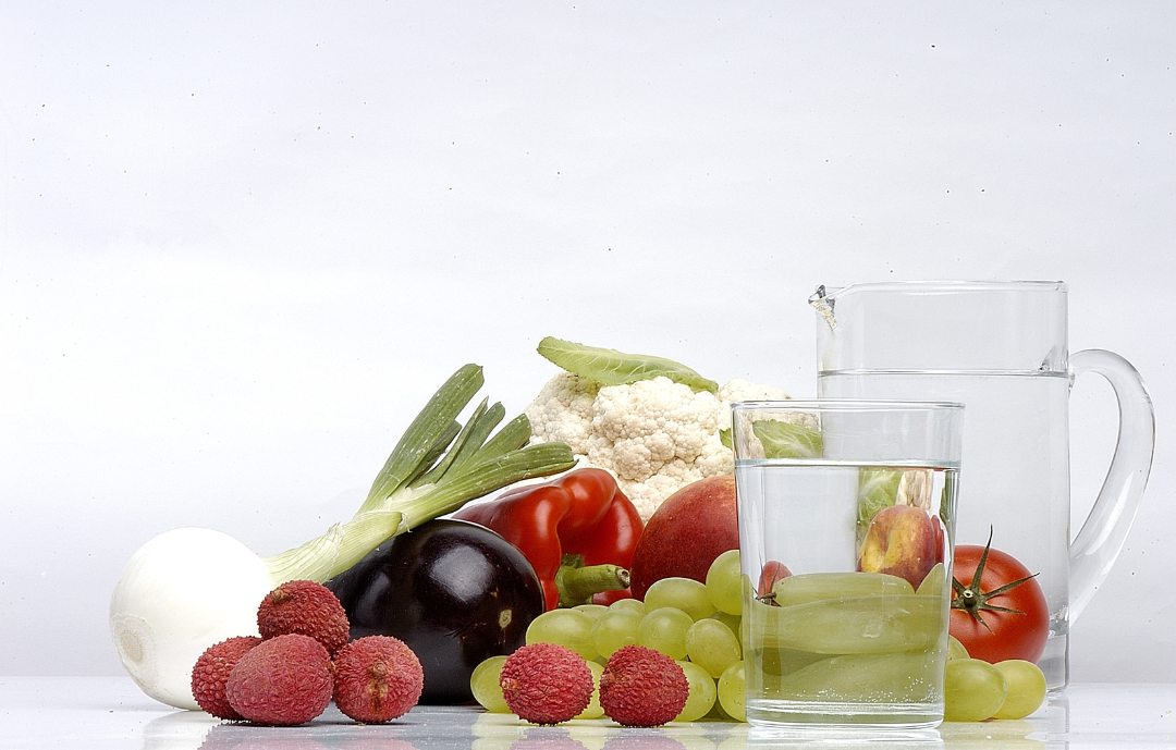 Bodegón con agua
