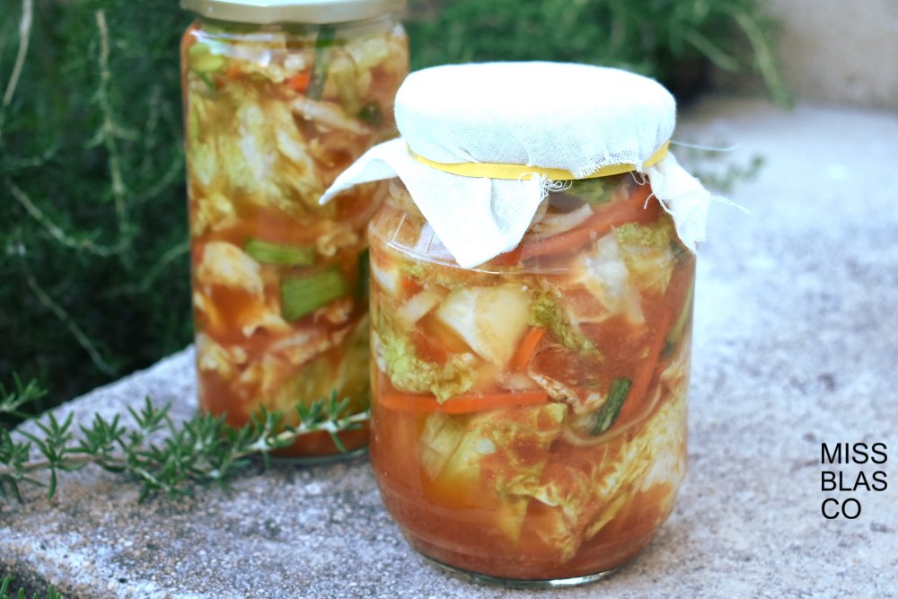 verduras fermentadas