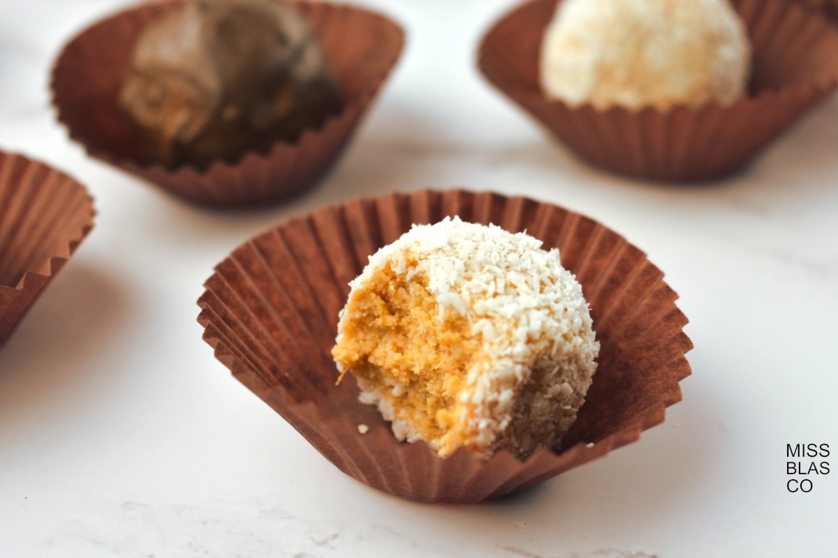 trufas de calabaza