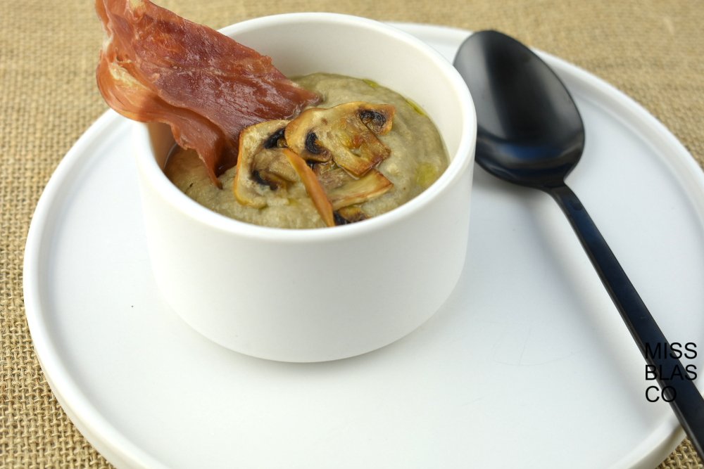 crema de champiñones