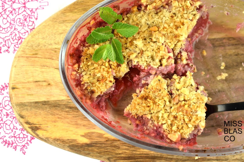 crumble de fresones