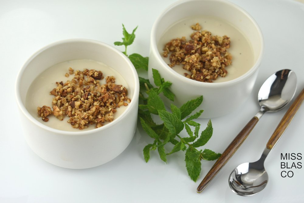 natillas de soja sin azúcar
