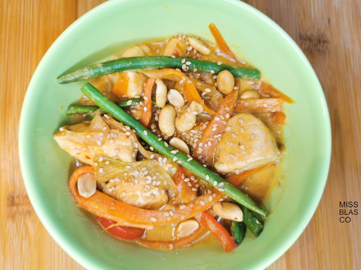 curry en bol verde
