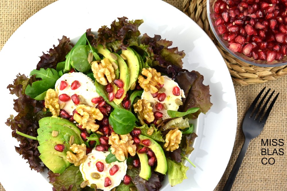 ensalada con granada