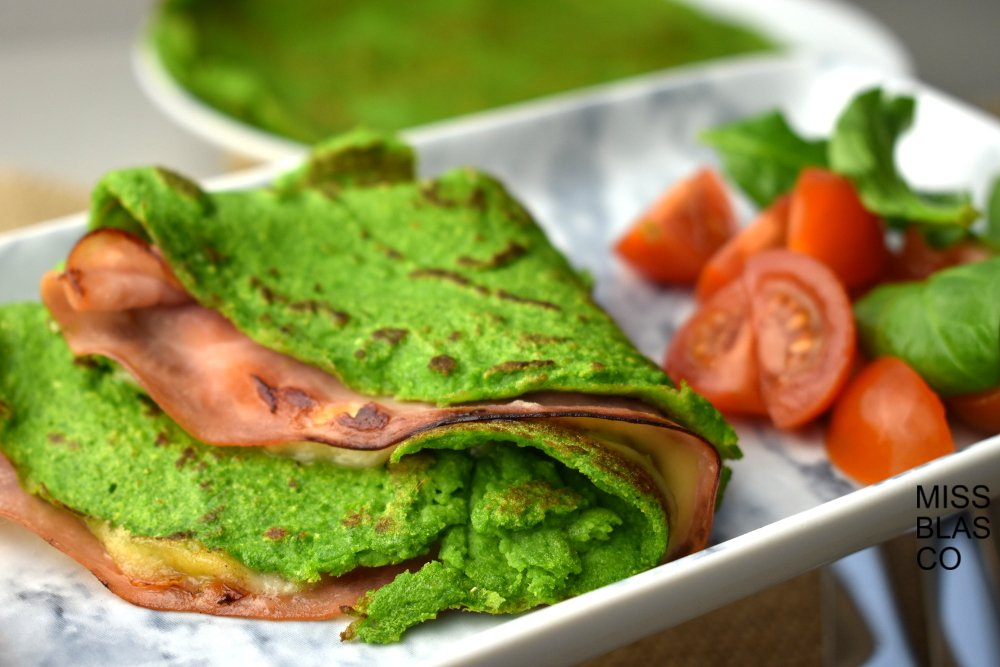 crepes de espinacas