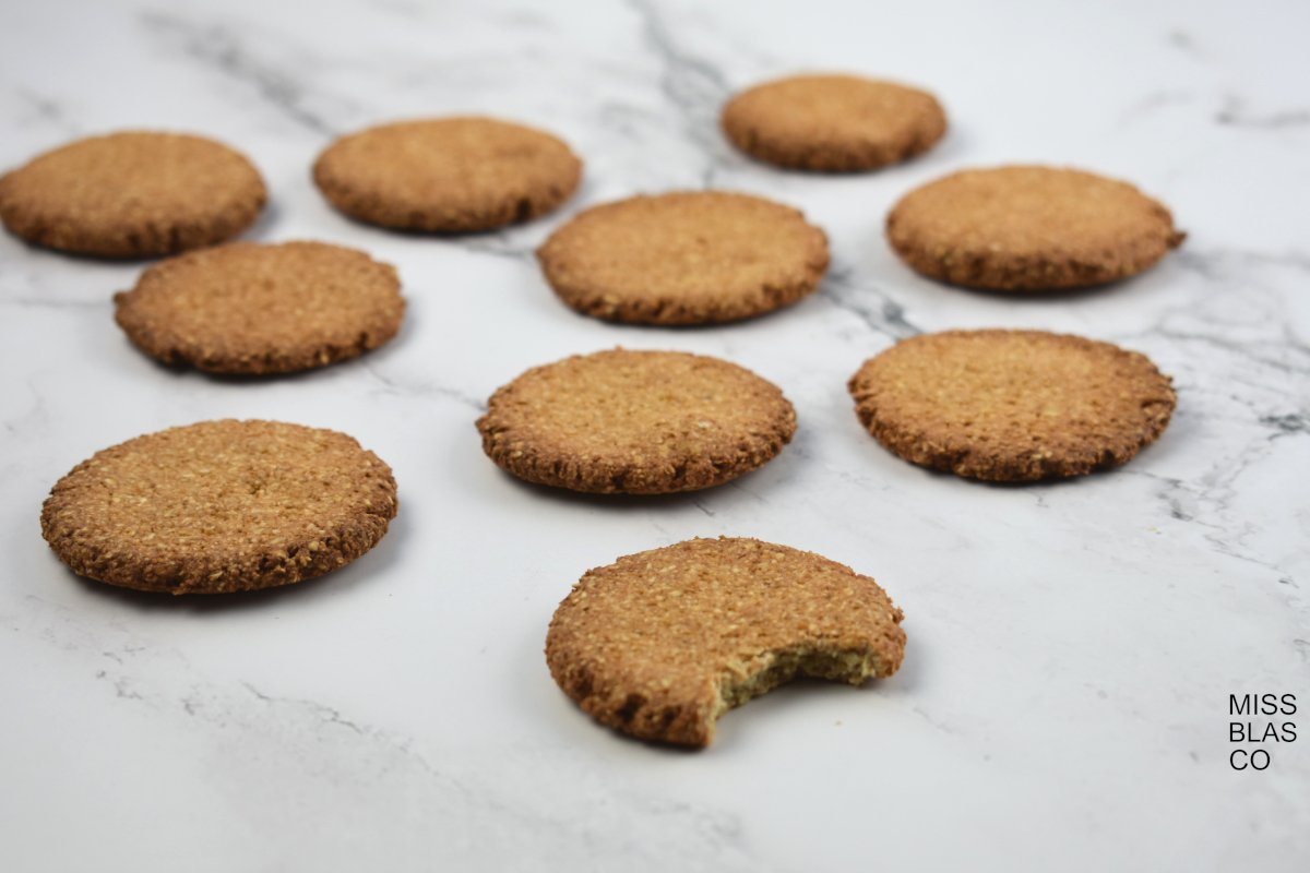 galletas de avena crujientes