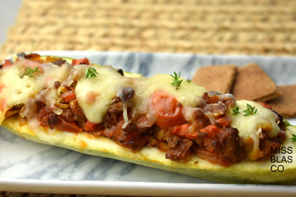 calabacines con carne