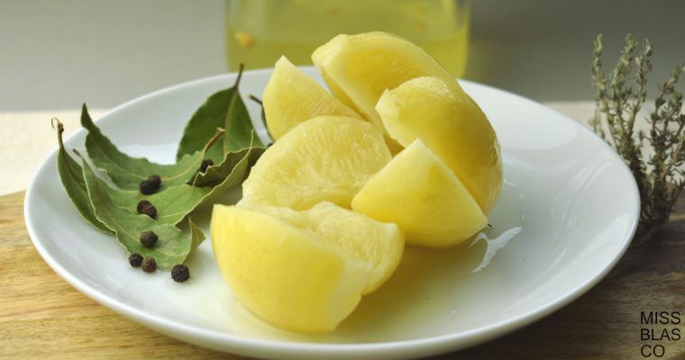 fermented lemons detail