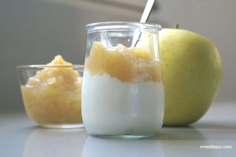 Apple compote without sugar VERY EASY MISS BLASCO