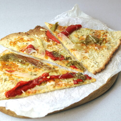 pizza de coliflor