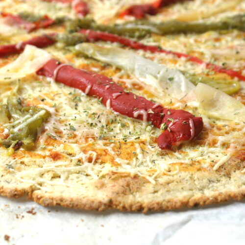 Paleo cauliflower pizza without flour RECIPE MISS BLASCO