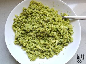 masa de brocoli