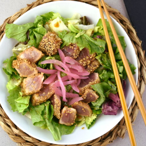 TATAKI TUNA SALAD (TATAKI SALAD) RECIPE MISS BLASCO