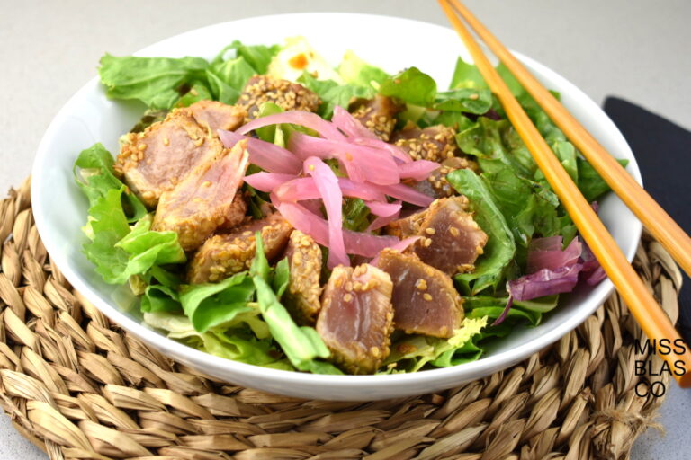 TATAKI TUNA SALAD (TATAKI SALAD) RECIPE MISS BLASCO