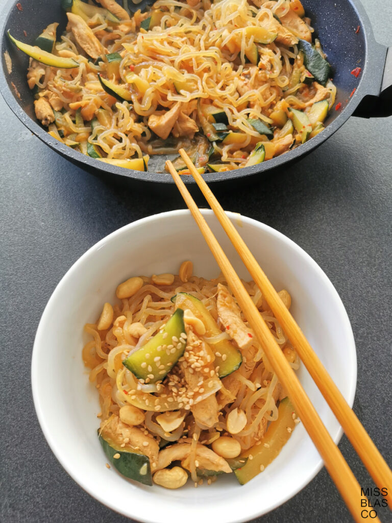 KONJAC SPAGHETTI WITH CHICKEN RECIPE MISS BLASCO