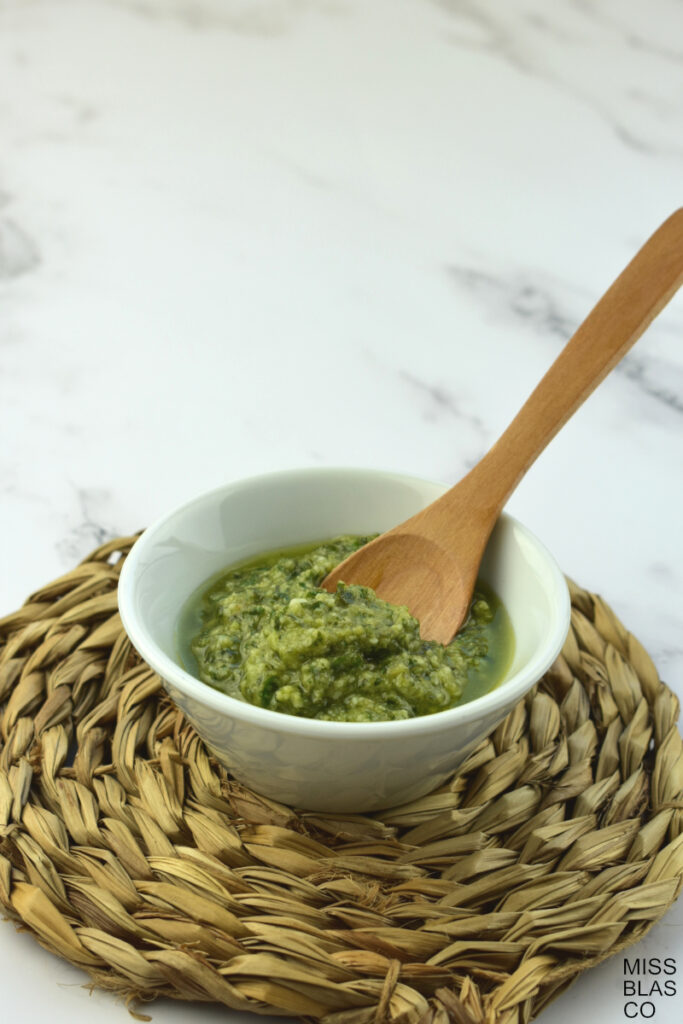 PESTO EN 10 MINUTOS RECETA MISS BLASCO