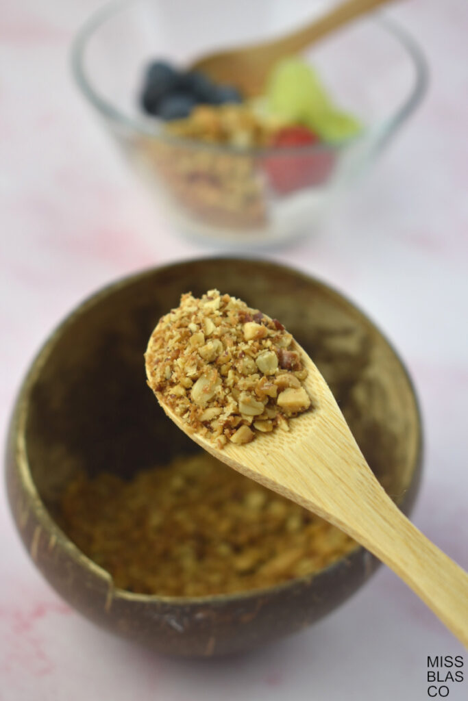 granola casera de frutos secos